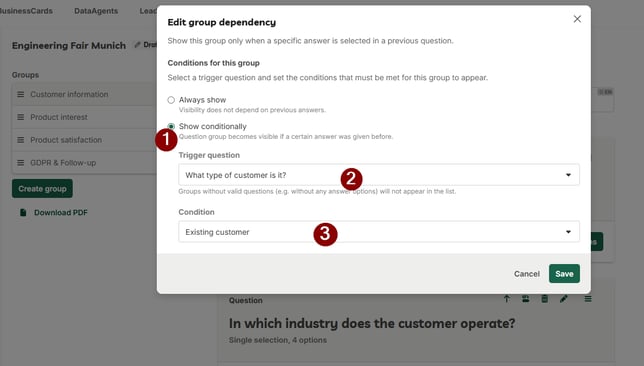 2026-05-13 15_36_16-Questionnaire · Engineering Fair Munich · VisitReport _ snapAddy