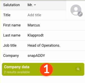 Company data