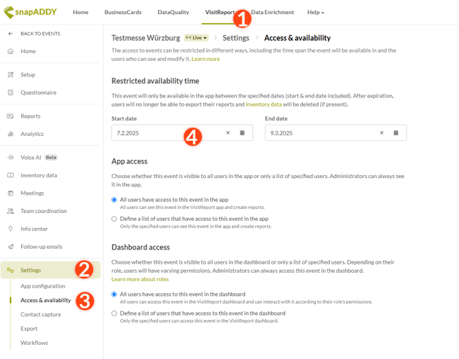 click path availaibilities