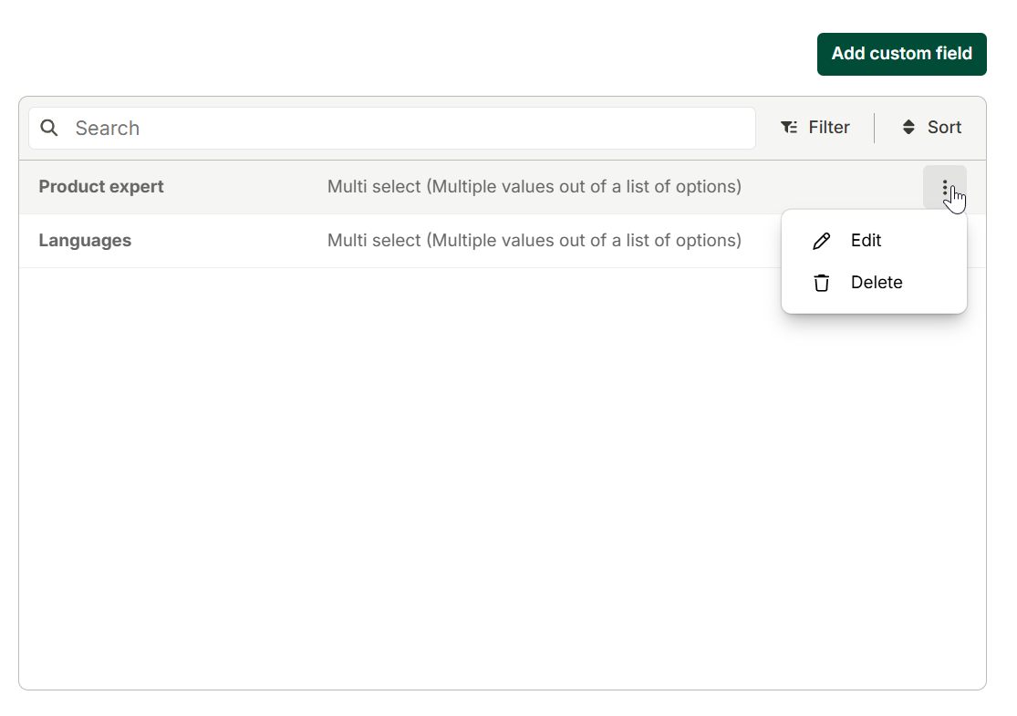 How do I configure custom profile fields?